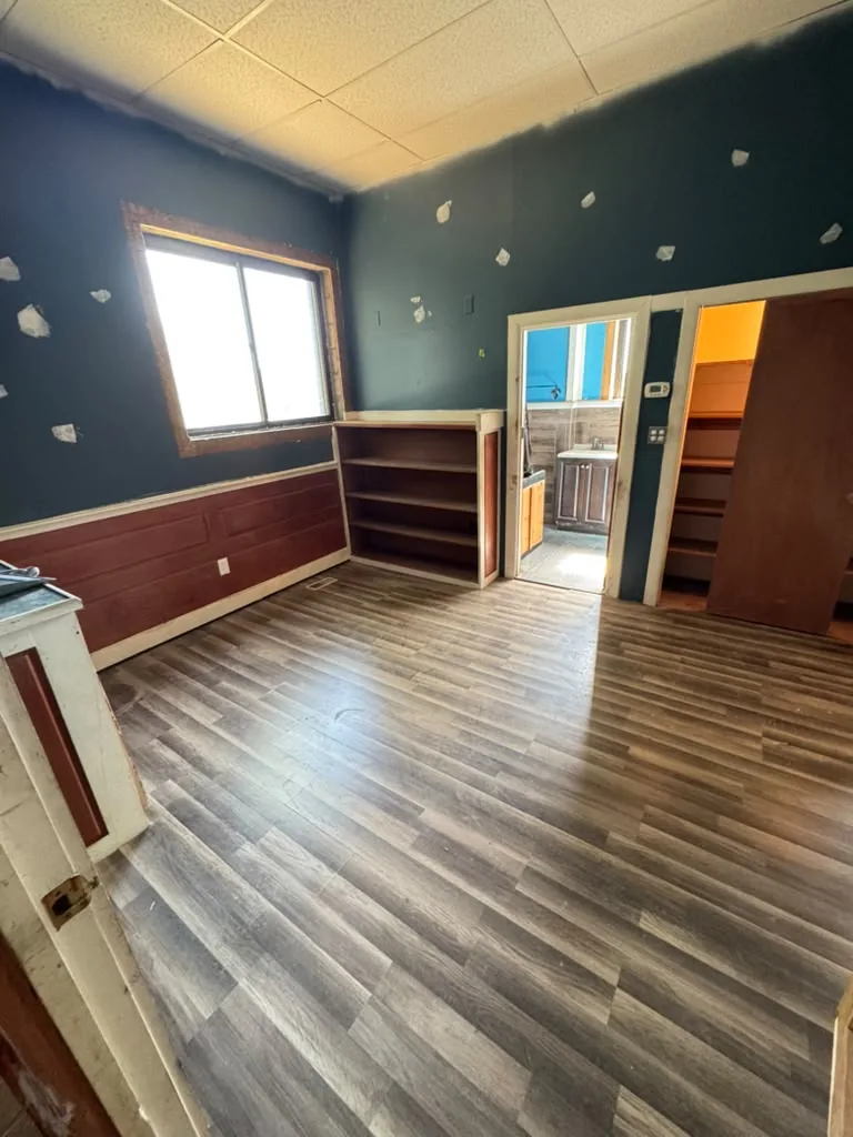 Interior room before painting — patched, prepped walls, Greater Boston, MA