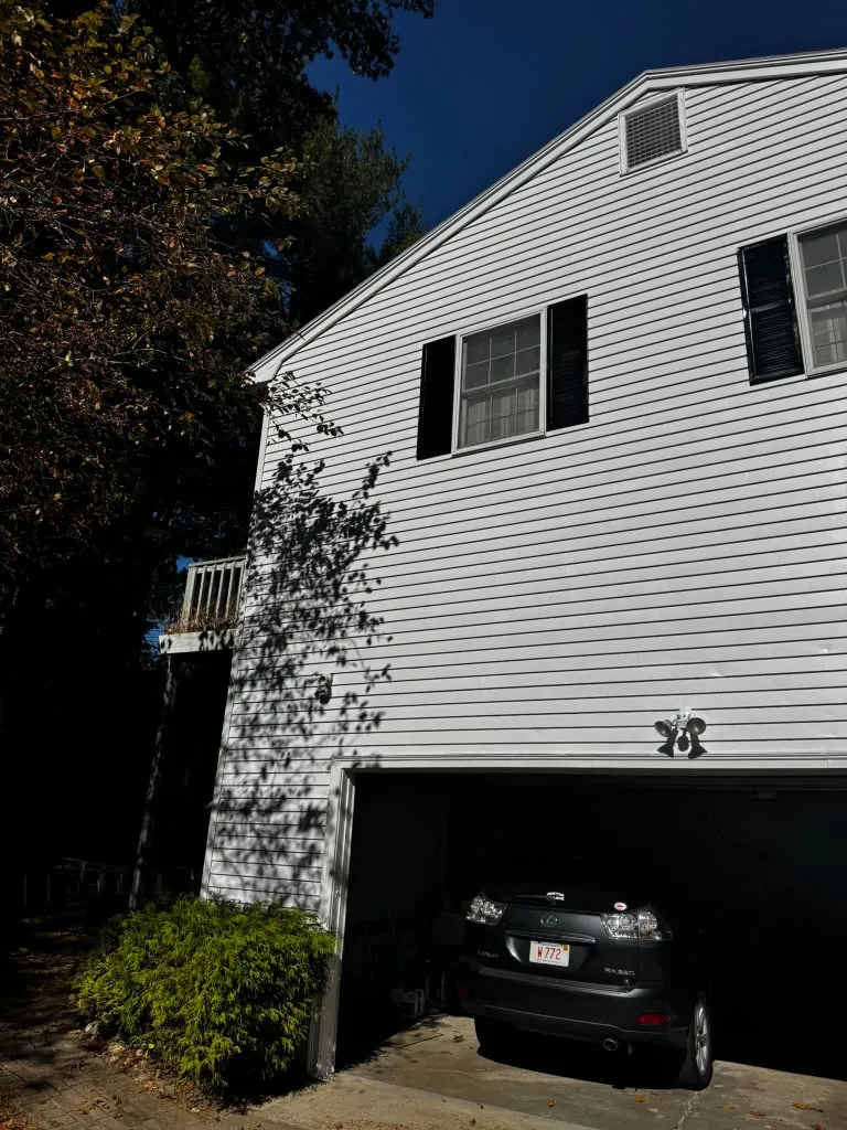 Repainted home exterior near Boxborough, MA