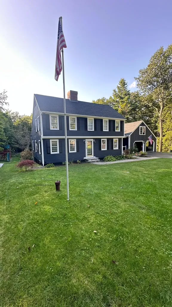Repainted home exterior near Marlborough, MA
