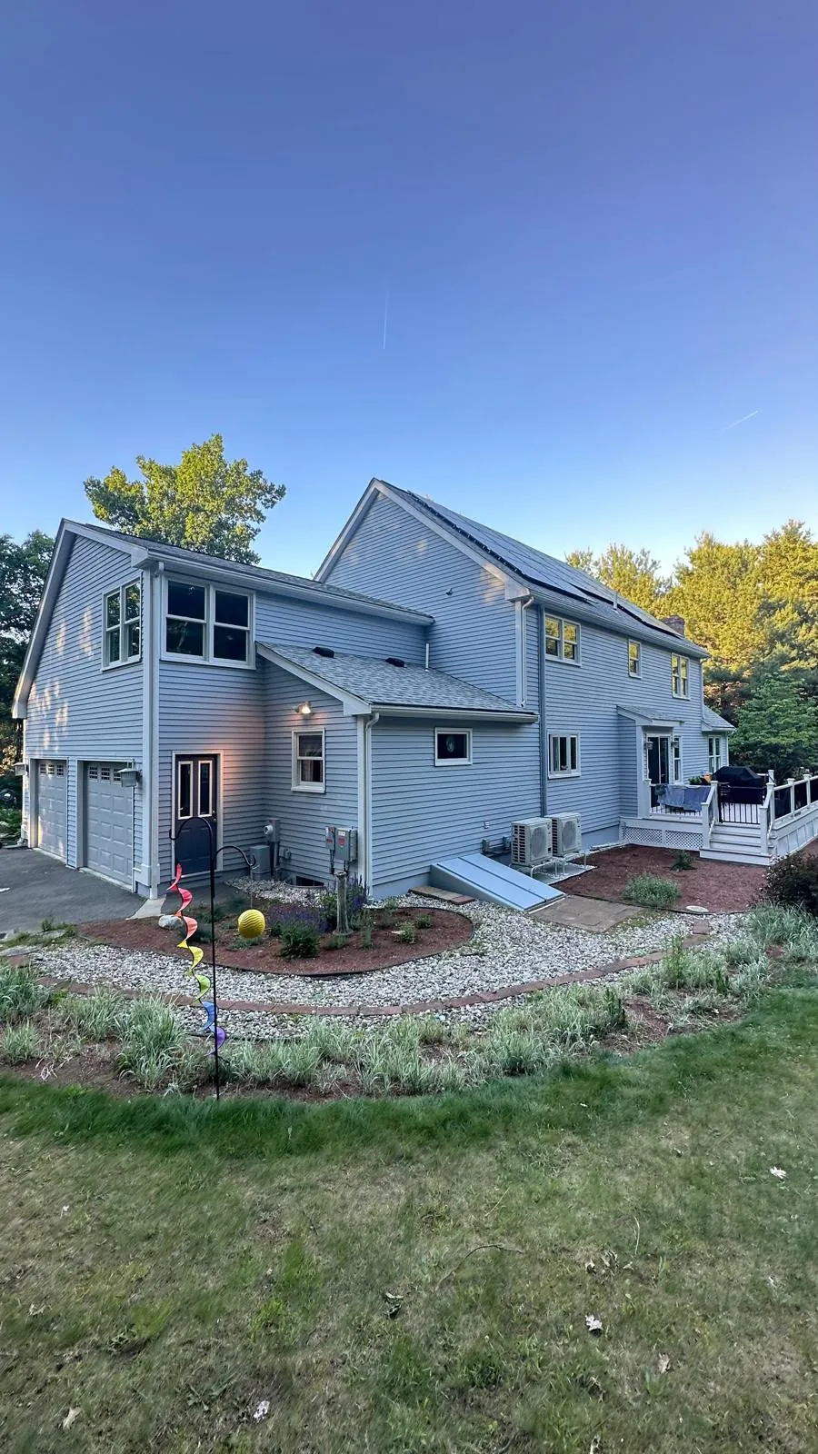Repainted home exterior near Sudbury, MA