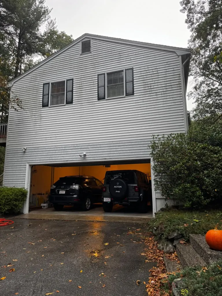 Repainted home exterior near Wayland, MA