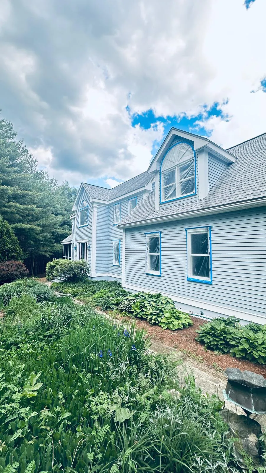 Freshly painted colonial home near Newton, MA