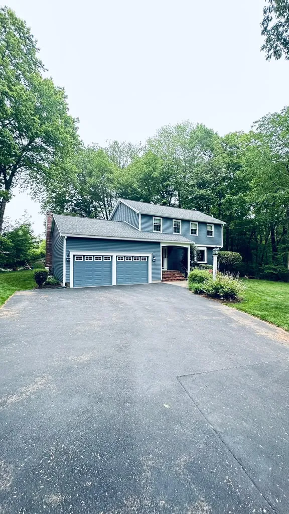 Repainted home exterior near Franklin, MA